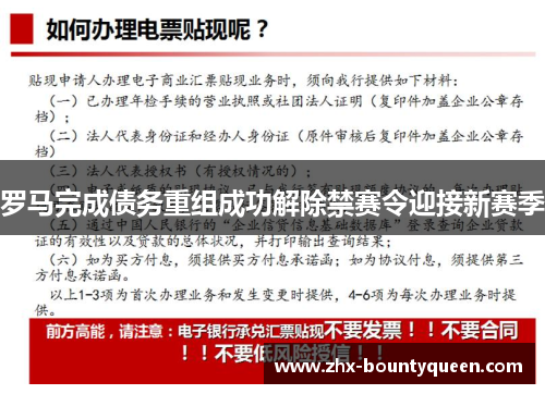 罗马完成债务重组成功解除禁赛令迎接新赛季